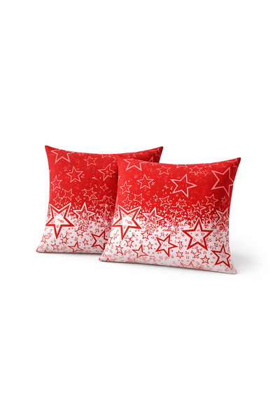 NazeninHome Ranforce 100% Cotton Pillowcase Set of 2 Miracle Red
