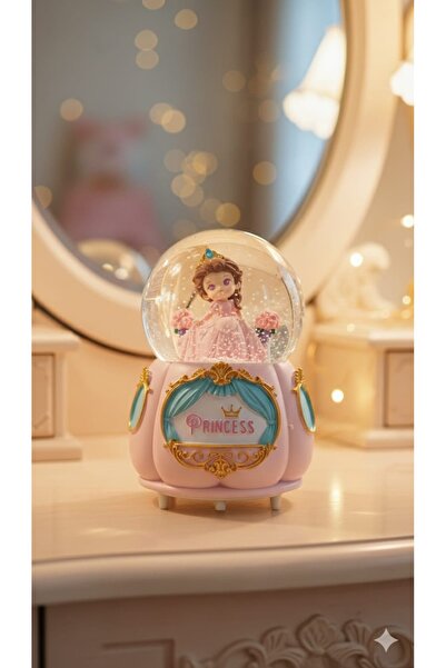 Store Pembe Prensesli Kar Küresi