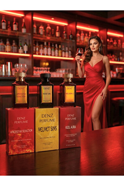 Denz Perfume BAŞTAN ÇIKARICI 3’LÜ TUTKULU AŞIRI İDDİALI KADIN PARFÜM SETİ %40...