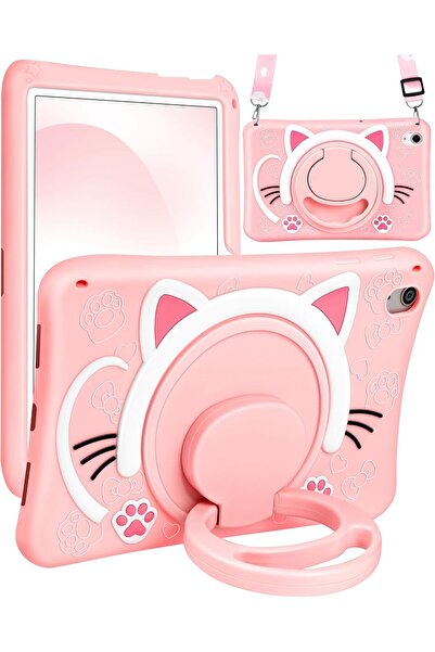 m.tk moveteck Samsung Galaxy Tab S11 11Inch 2025 Astronaut Cat Kids Case with Strap Stand and Fun Characters