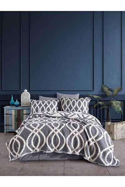 Fiesta Tekstil طقم غطاء سرير فاخر من الموسلين 6 قطع