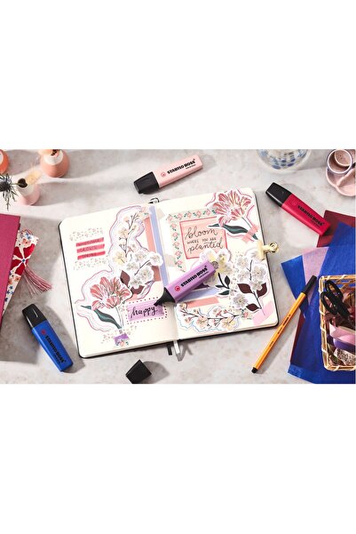 Stabilo Boss Nature Colors Wildflower Edition 4'lü Fosforlu Kalem Seti / EO70/4-1-103-5