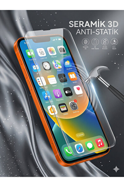 Case collection واقي شاشة آيفون 17 برو ماكس من السيراميك 9H، حماية قصوى من ال...