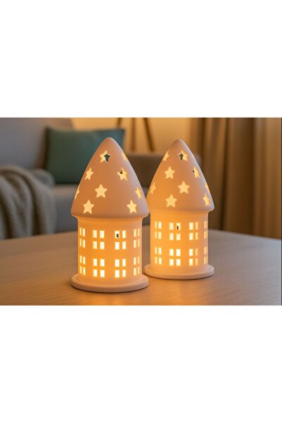 Printorium Ramazan Fener Ev Seti Ramazan Dekoratif Ev Süsü 2’li Set (10 Cm) T...