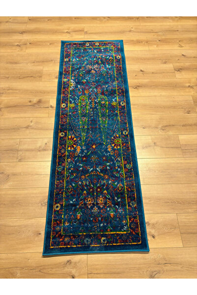 Calypso CALİPSO ETNİK ÖZEL TEZGAH HALISI ÖZEL İPLİK YUMUŞAK DOKULU 62x185