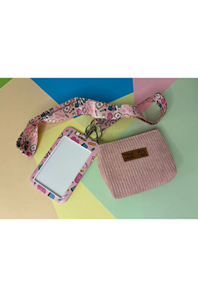 MoonArtica Sağlık Çalışanı Motifli Kartlık, Mini Çanta, Telefon Askılığı Seti...