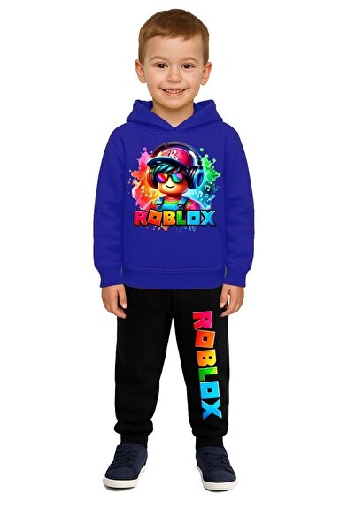 SEDİRLİ Roblox cu imprimeu Set de trening pentru copii 3 fire Ş cu căptușeală...