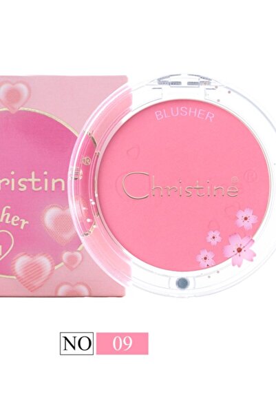 Christine بلاشر احمر خدود من كرستين