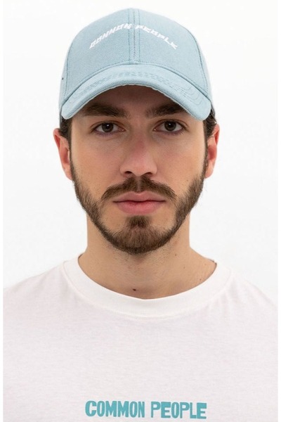 Common People Logo Şapka - Açık Mavi