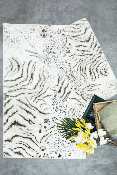 ZEBRACASA Pole 2'li Pamuk Banyo Paspası