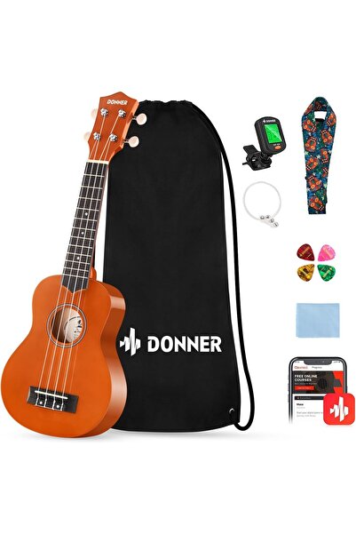 AyrStore Soprano Ukulele başlangıç seti, Ukulele 53,34 cm yetişkin Ukelele Ha...