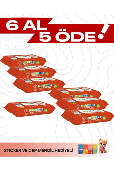 Sleepy Freshlife Vücut Temizleme Havlusu 6 Al 5 Öde!