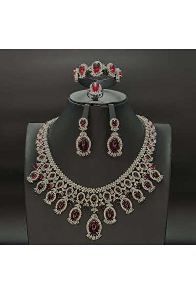 Generic طقم زيركون نسائي أنيق – تصميم راقٍ لإطلالة مميزة - SS-8009