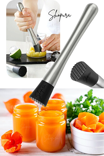 Shopura Meyve Sebze Alıştırıcı Püre Yapma Tokmağı - Patates Ezici