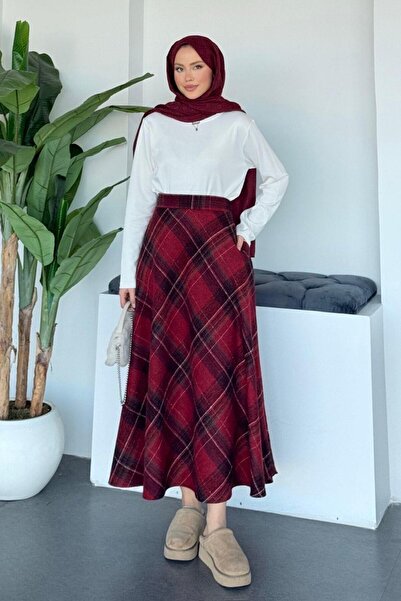 Şulemoda Giyim Idil Skirt Red