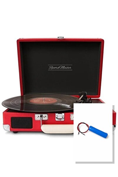 Orion Record Master T310ch Pikap Plak Çalar Kırmızı bataryası pili