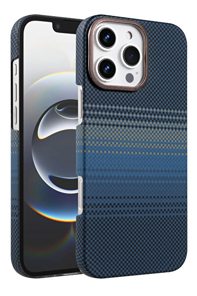 NewFace غطاء LVSQVR لهاتف آيفون 16 برو ماكس فيجا ماجسيف (231322) - أزرق