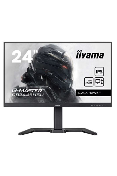 IIYAMA Οθόνη Gaming IPS LED 23,8" GB2445HSU-B2, Full HD (1920 x 1080), HDMI, DisplayPort,,(Μαύρο)