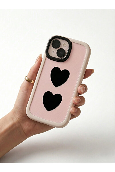 OSG iPhone 15 Compatible 3D Character Cat Pattern Shock-Absorbing Case with C...