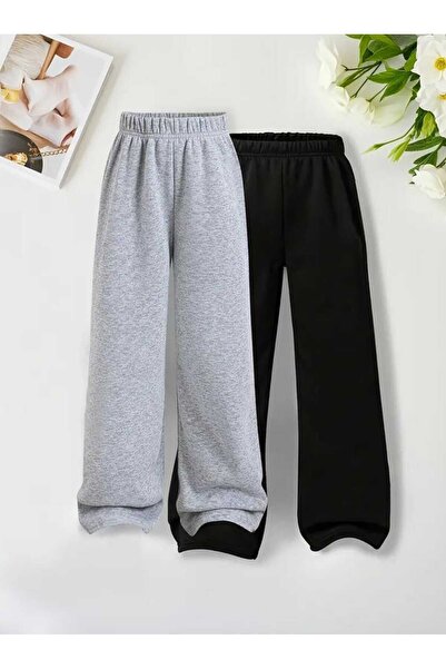 Le Vion Γυναικείο Σετ επένδυση fleece Φαρδιά μπατζάκια Χειμερινών Χοντρών Αθλ...