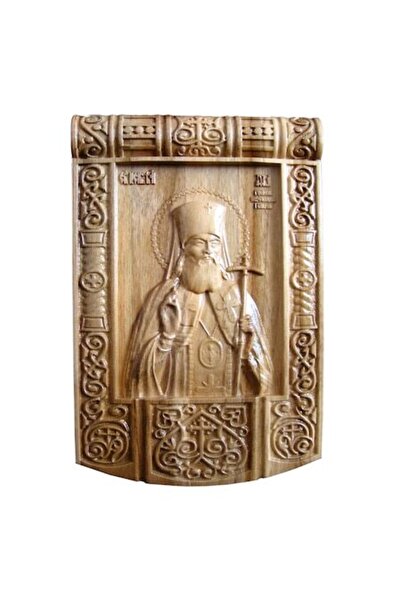 ART Sculpted Icon of St. Luke, Archbishop of Crimea and Simferopol