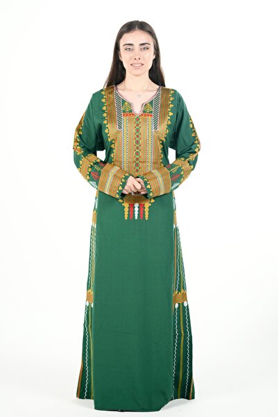 al bent al sharqieh Embroidered women's Asiri jalabiya dress on the chest and...