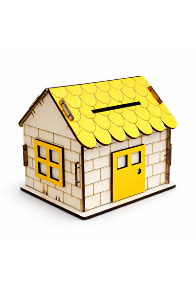 YAHO OYUNCAĞIN DOĞAL HALİ Ahşap Ev Kumbara