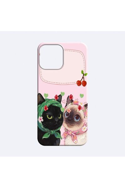 ila bags iPhone 14 Pro Max Uyumlu Trend Tasarım Kılıf, Desenli Premium Şık Ta...
