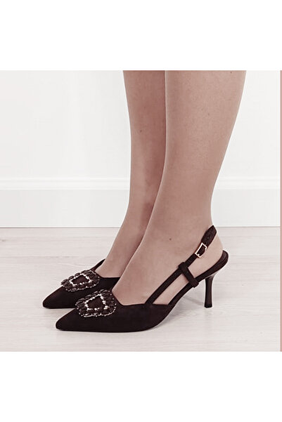 SOFILINE Pantofi eleganți maro cu broșă B-1890 03