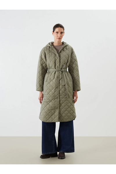 LC Waikiki Hooded Quilted Oversize Women's Puffer Coat
