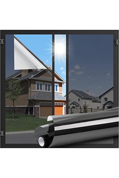 The Bros Privacy Window Film, Window Tint for Home, Sun Blocking UV Heat Bloc...