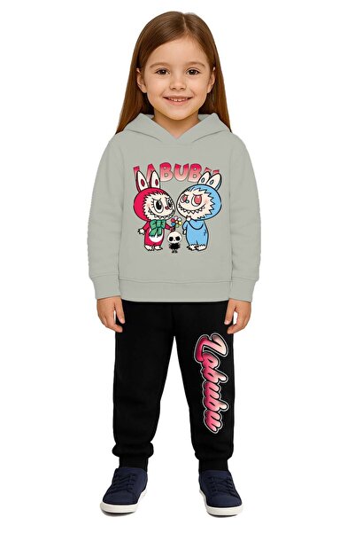 SEDİRLİ Labubu με τύπωμα Παιδικό Σετ Αθλητική Φόρμα 3 Νήματα Σετ επένδυση fle...