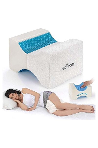 Promass وسادة ركبة من إسفنج الذاكرة مع جل تبريد - وسادة إسفينية للركبة، وسادة...