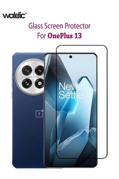 Generic واقي شاشة من الزجاج المقوى لهاتف ون بلس 13 - أسود