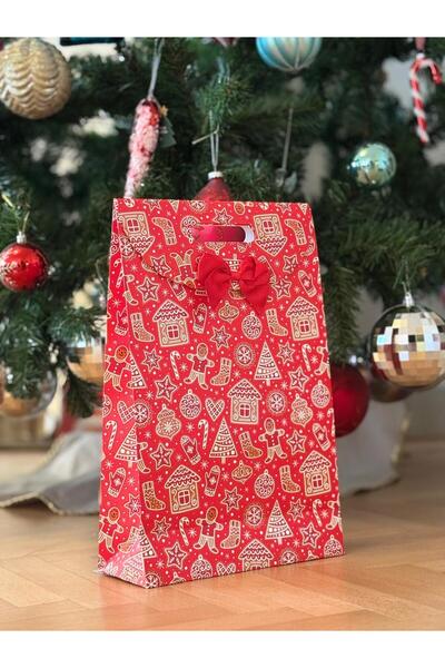 4nio حقيبة هدايا كوكيز لعيد الميلاد