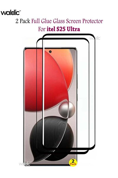 Generic عبوة من قطعتين من واقيات الشاشة الزجاجية المقواة لهاتف Itel S25 Ultra...