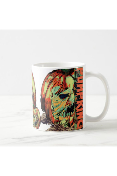 tpkitapevi Halloween Pumpking Bal Kabağı Temalı Porselen Kupa Bardak