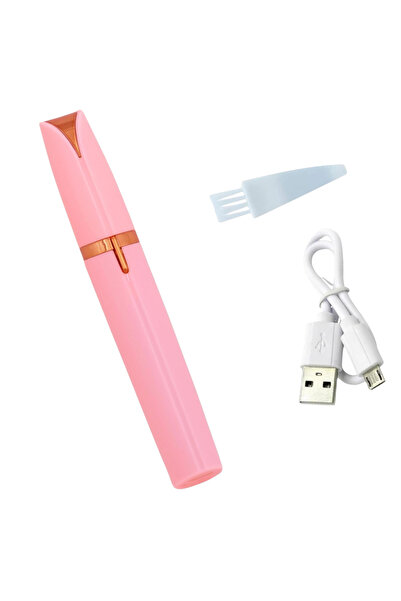 StartONTeam Epilator mini portabil pentru sprâncene, nedureros cu lumină LED,...