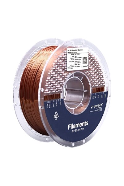 Gembird Filament pentru imprimanta 3d, TPU SILK, 1,75mm diamentru, 1Kg / bobi...