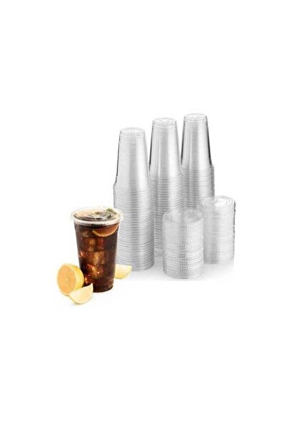 SNH Packing Juice Cup 20 Oz With Lid Clear Strong Disposable