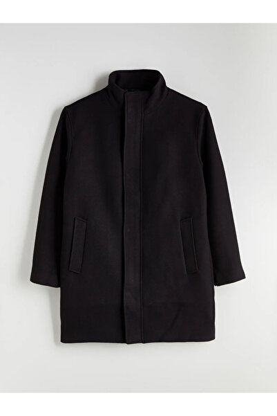 LC Waikiki Standard Mold Stand Collar Men's Cashmere Coat