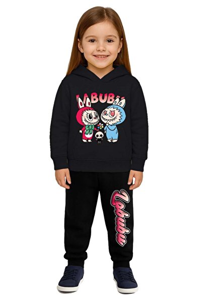 SEDİRLİ Labubu με τύπωμα Παιδικό Σετ Αθλητική Φόρμα 3 Νήματα Σετ επένδυση fle...