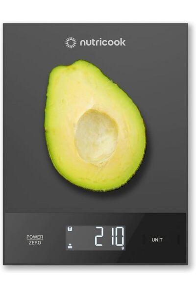 Nutricook ميزان طعام، ميزان مطبخ رقمي بوزن 11 رطلاً