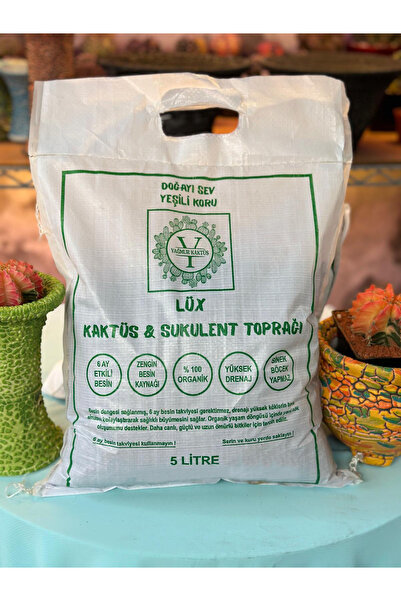 Yağmur Kaktüs Lüx Kaktüs&Sukulent Toprağı 5 Litre
