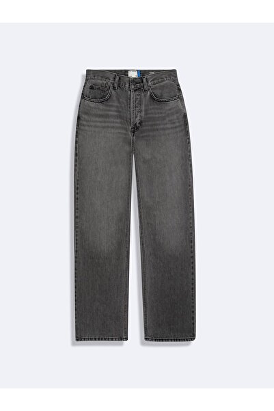 Ltb Vanetta Düz Paça Yüksek Bel Mavi Jean Pantolon