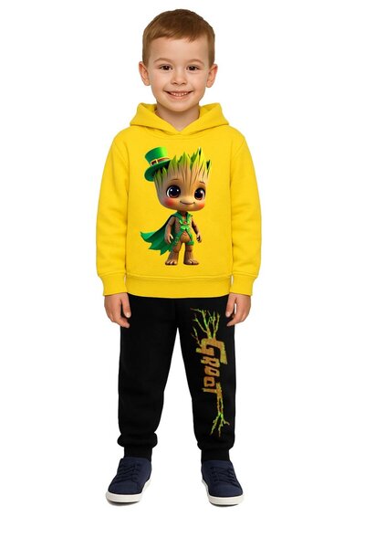 SEDİRLİ Groot cu imprimeu Set de trening pentru copii 3 fire Ş cu căptușeală ...