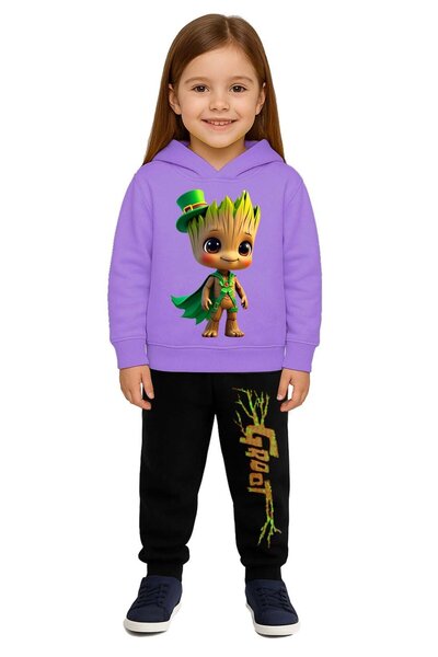 SEDİRLİ Groot cu imprimeu Set de trening pentru copii 3 fire Ş cu căptușeală ...