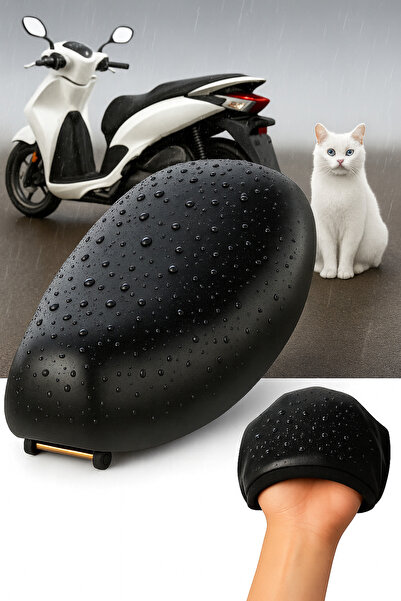 lawrenceshop غطاء مقعد دراجة نارية من الجلد من ياماها YBR 125 - مقاوم للماء