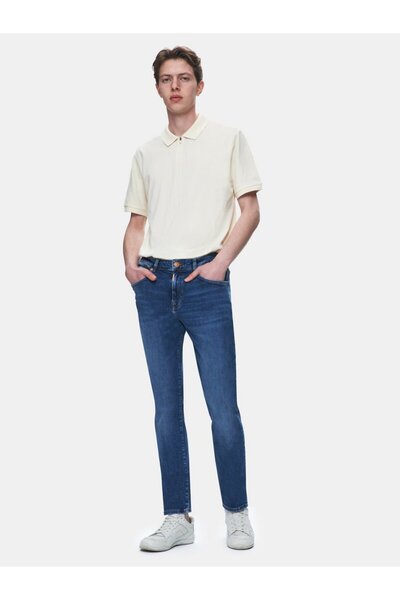 Ltb Joshua 200 Slim Fit Low Waist Mid Indigo Jean Trousers