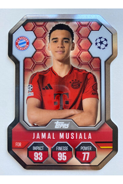 Topps شارة كروم إيليت للاعب جمال موسياولا من نادي بايرن ميونيخ موسم 24/25 من ...